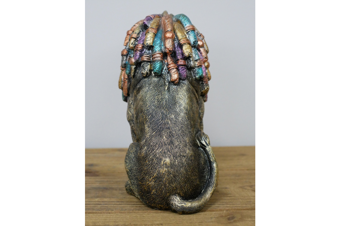 Dreadlocks Lion - Gold