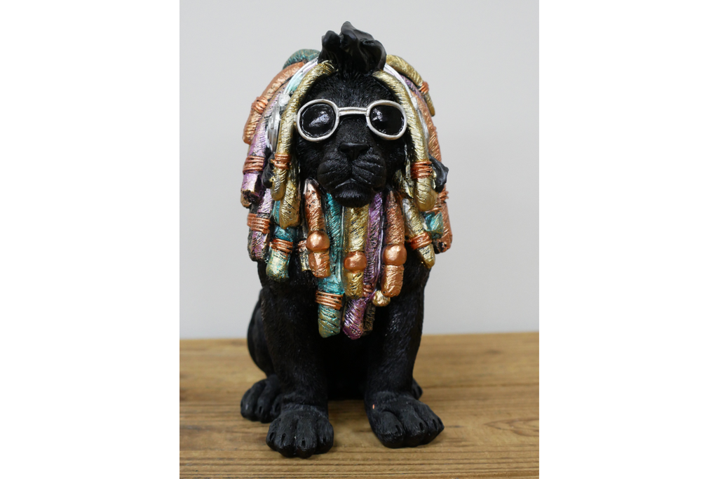 Dreadlocks Lion - Black