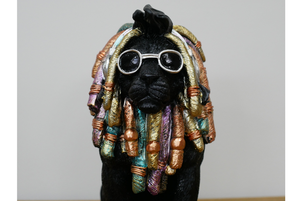 Dreadlocks Lion - Black