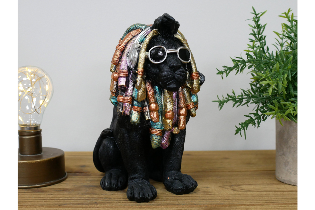 Dreadlocks Lion - Black