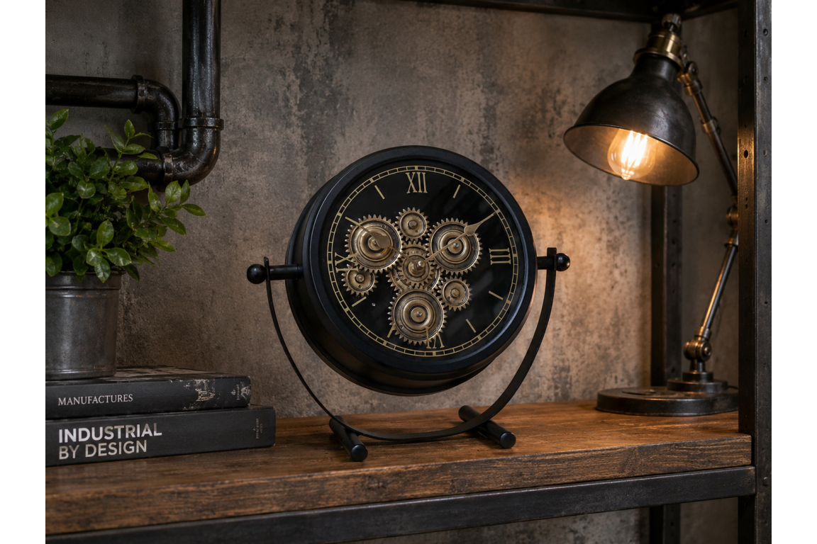 Clock With Cogs