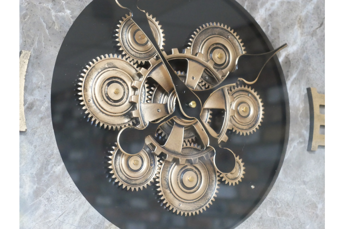 Clock With Cogs