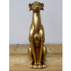 Golden Sitting Dog