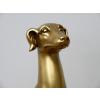 Golden Sitting Dog