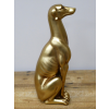 Golden Sitting Dog