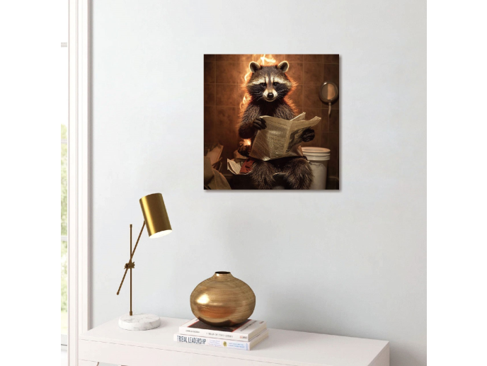 Racoon Wall Art - Mini