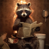 Racoon Wall Art - Mini