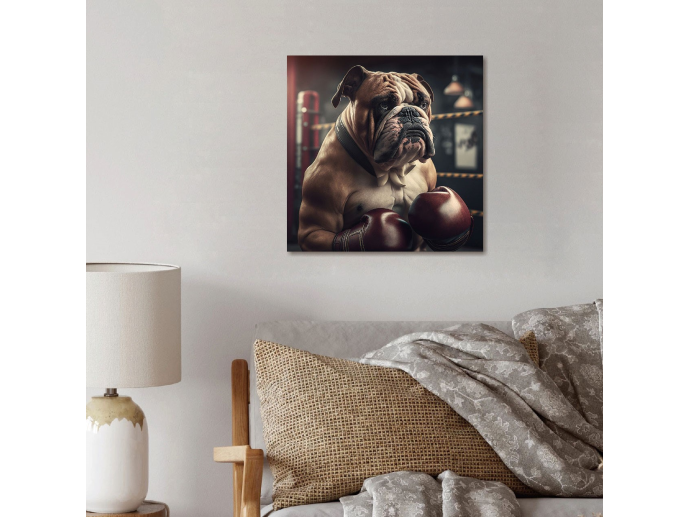 Bulldog Wall Art - Mini