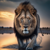 Lion Wall Art - Mini