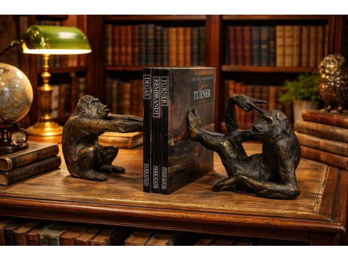 Ape Bookends