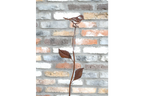 Rusty Bird Stake Rain Catcher