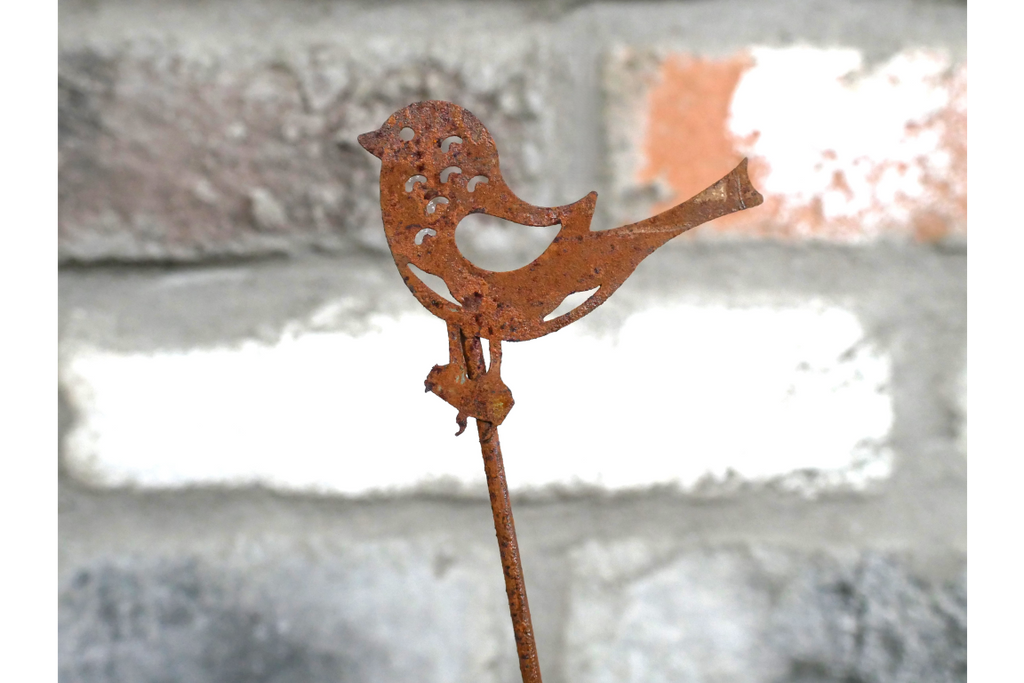 Rusty Bird Stake
