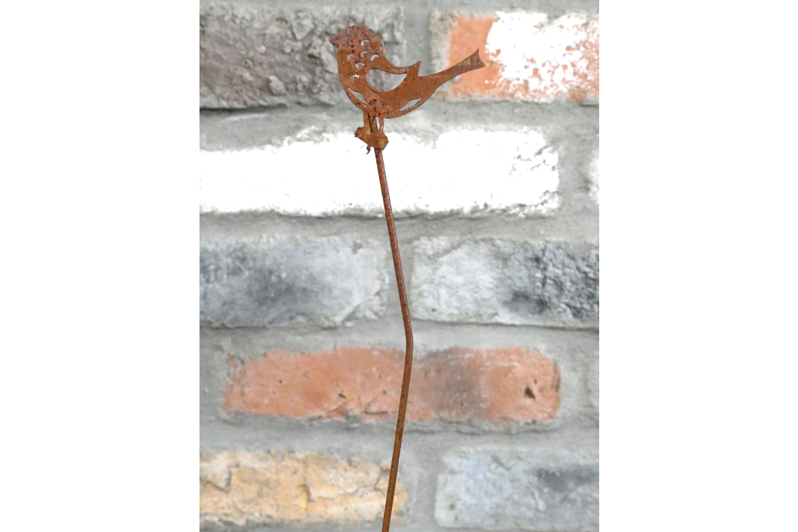 Rusty Bird Stake