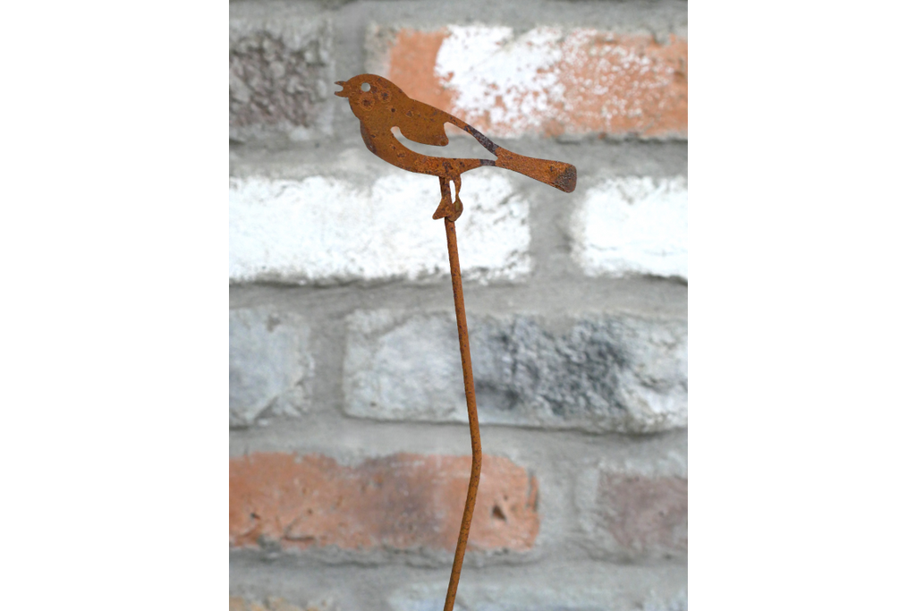 Rusty Bird Stake