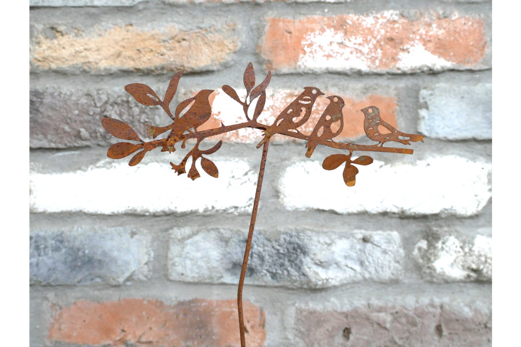 Rusty Bird Stake