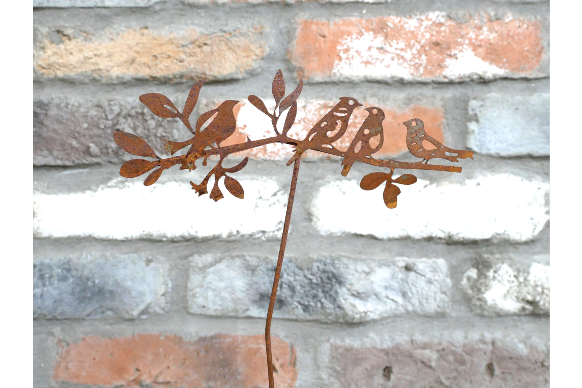 Rusty Bird Stake