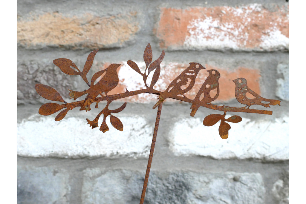 Rusty Bird Stake