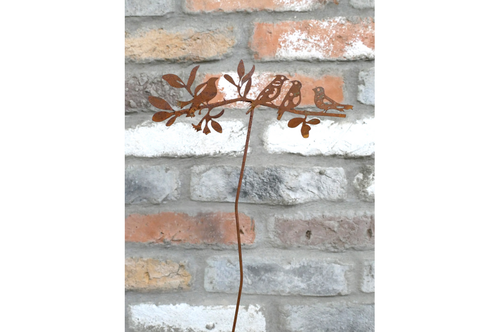 Rusty Bird Stake