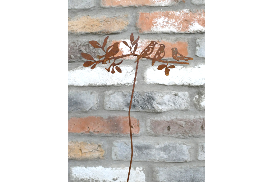 Rusty Bird Stake