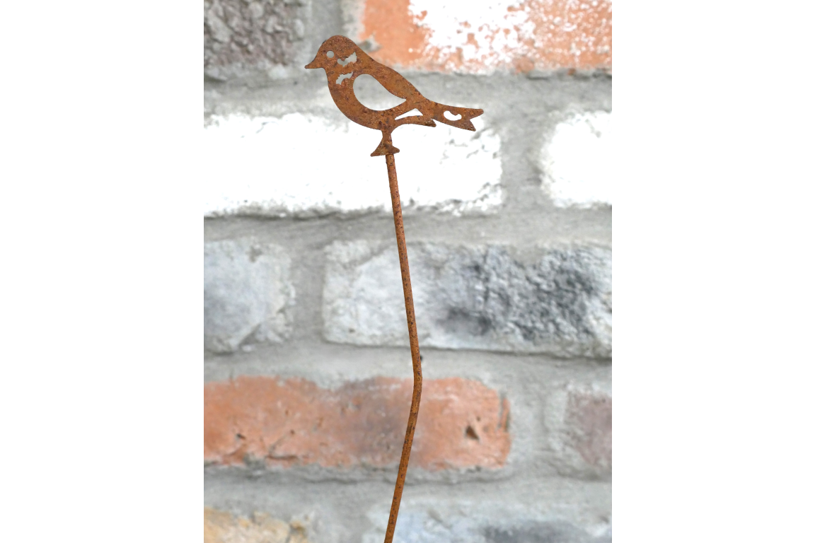 Rusty Bird Stake
