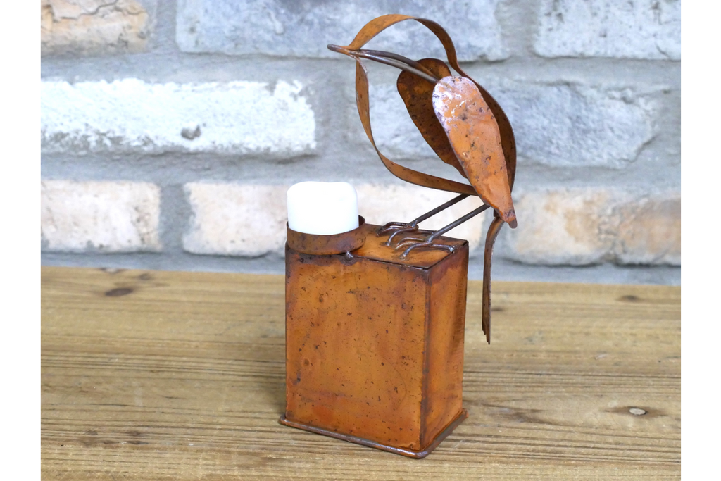 Rusty Bird Tealight Holder