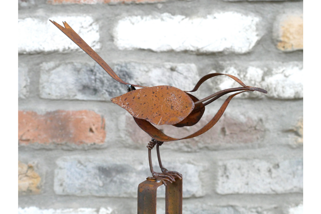 Rusty Bird Tealight Holder