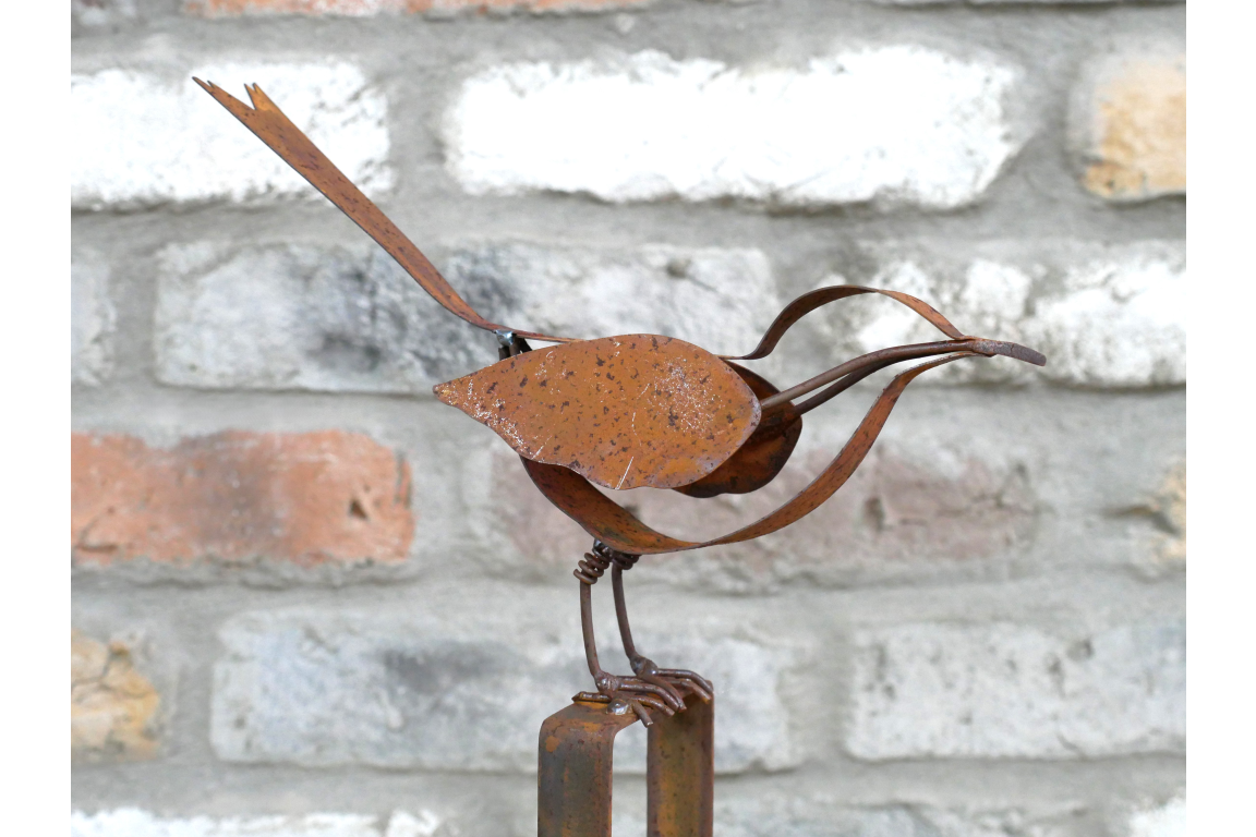 Rusty Bird Tealight Holder