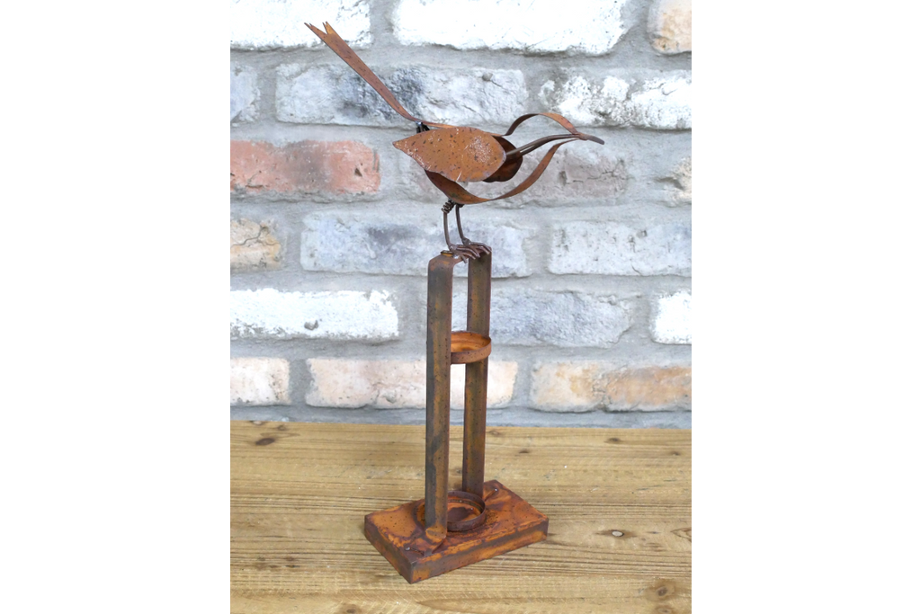 Rusty Bird Tealight Holder