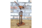 Rusty Bird Tealight Holder