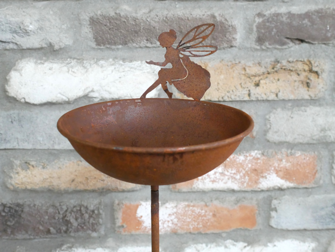 Rusty Fairy Bird Feeder