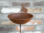 Rusty Fairy Bird Feeder