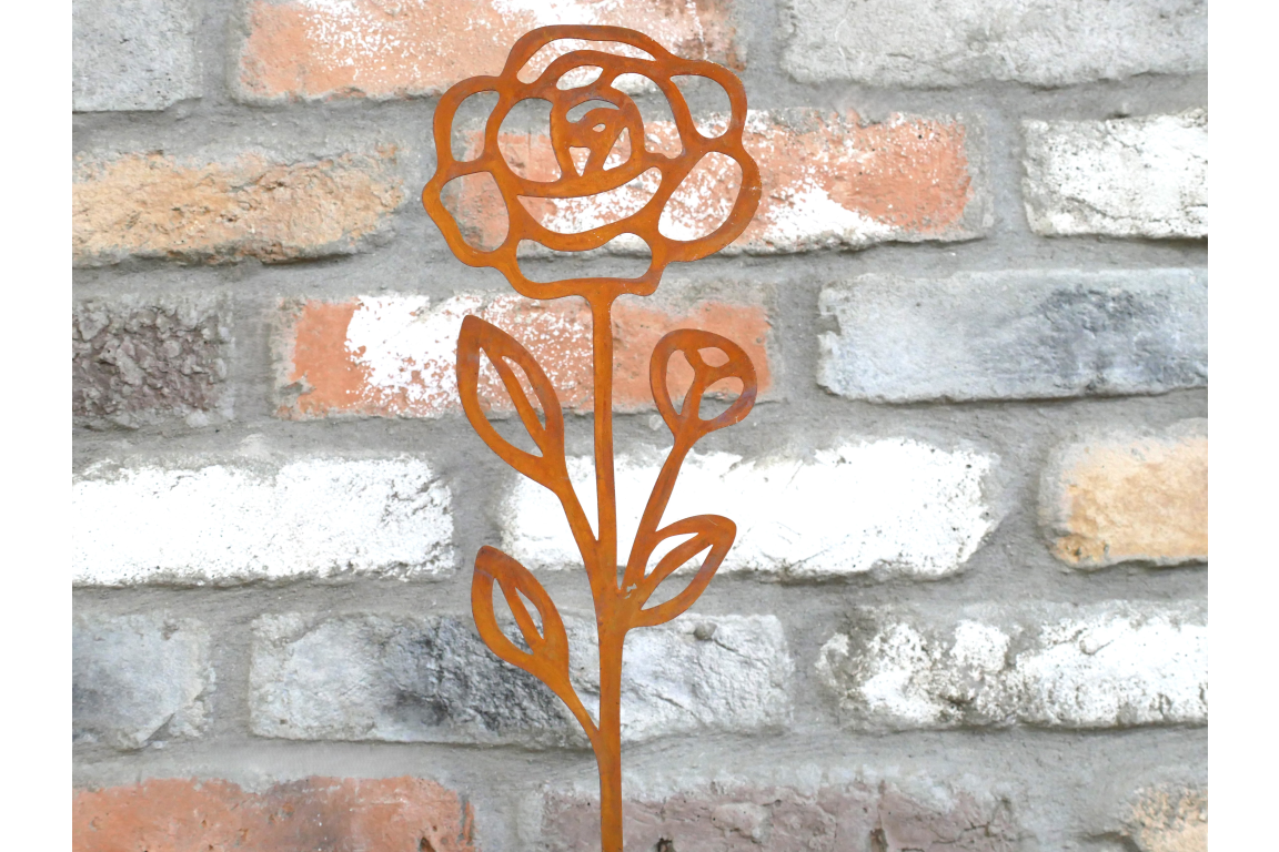 Rusty Flower Stake
