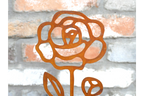 Rusty Flower Stake