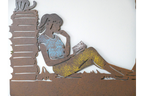 Girl Reading Wall Decoration