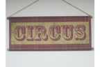 Canvas Wall Art - Circus Sign