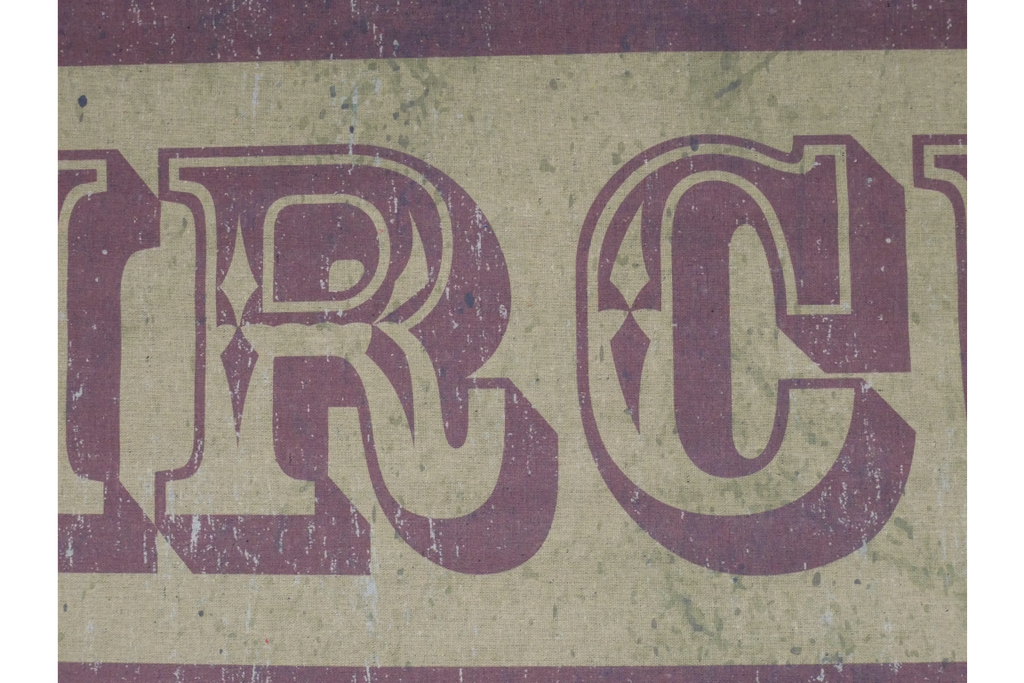 Canvas Wall Art - Circus Sign