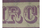 Canvas Wall Art - Circus Sign
