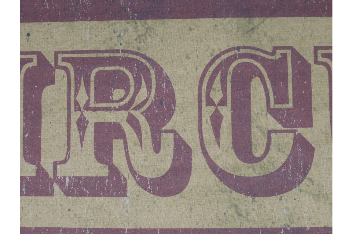 Canvas Wall Art - Circus Sign