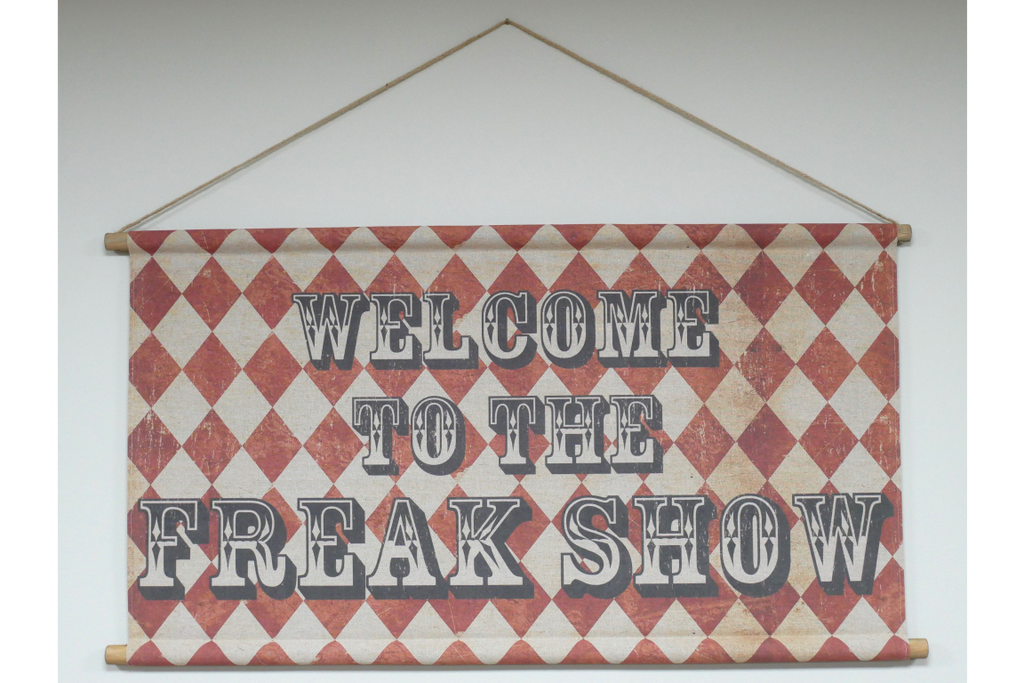 Canvas Wall Art - Freak Show Sign
