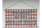 Canvas Wall Art - Freak Show Sign