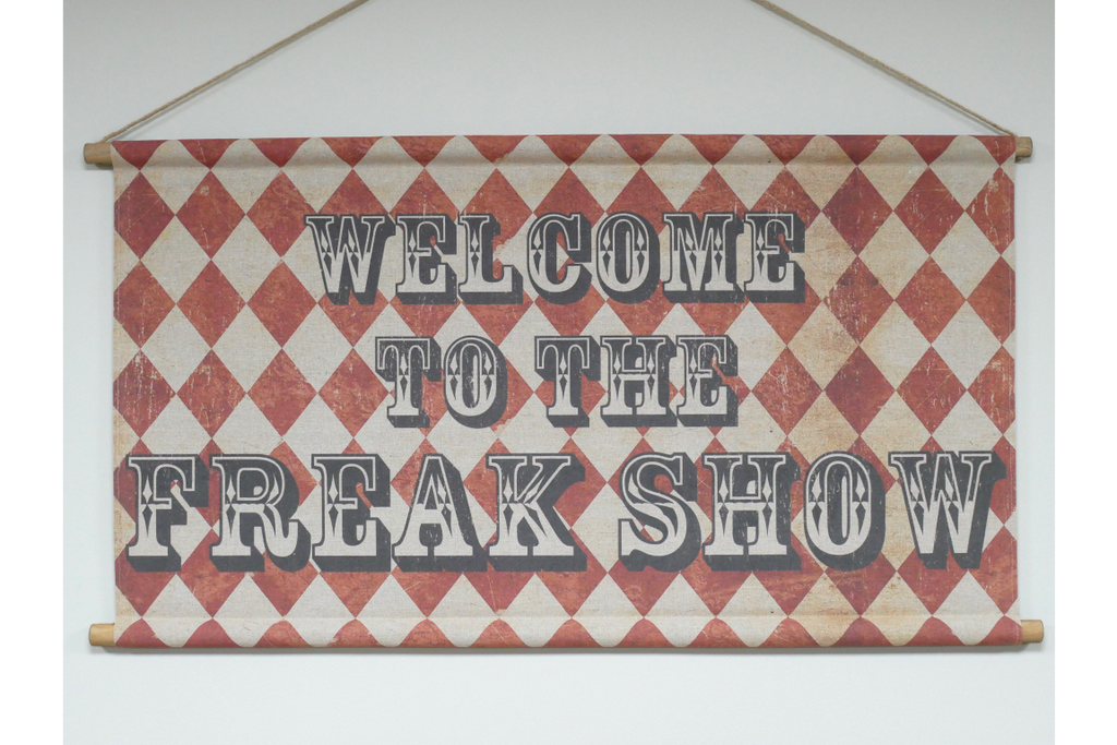 Canvas Wall Art - Freak Show Sign