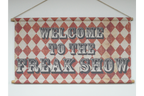 Canvas Wall Art - Freak Show Sign