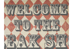 Canvas Wall Art - Freak Show Sign