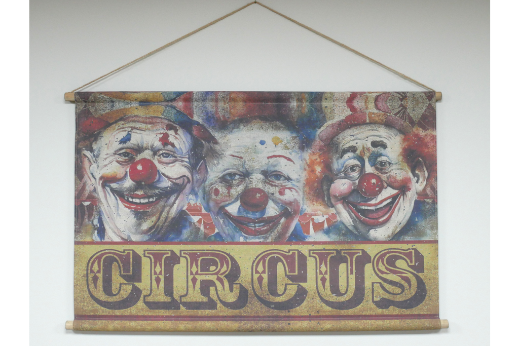 Canvas Wall Art - Clowns