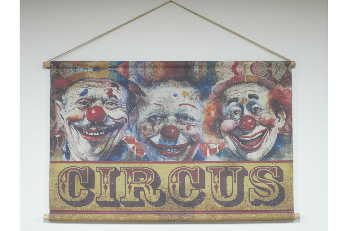 Canvas Wall Art - Clowns