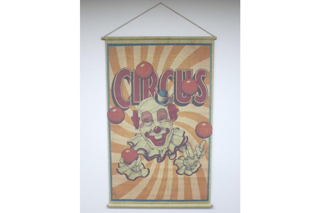 Canvas Wall Art - Juggling Clown (L)