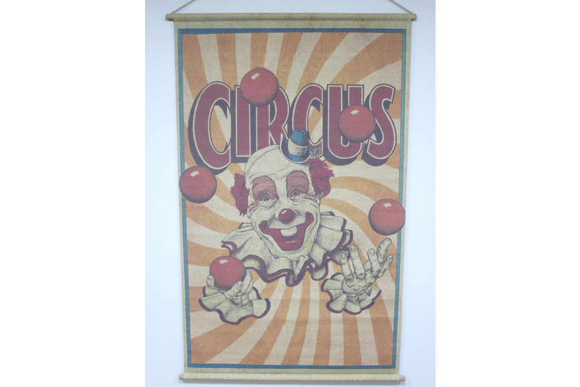 Canvas Wall Art - Juggling Clown (L)