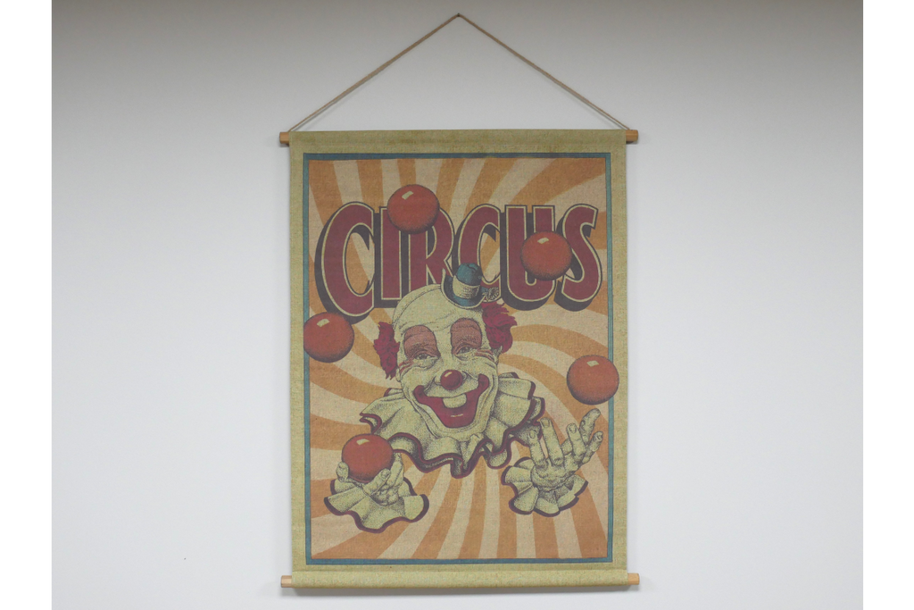 Canvas Wall Art - Juggling Clown (S)