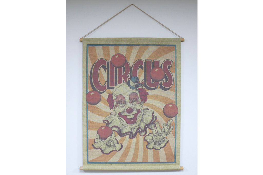 Canvas Wall Art - Juggling Clown (S)