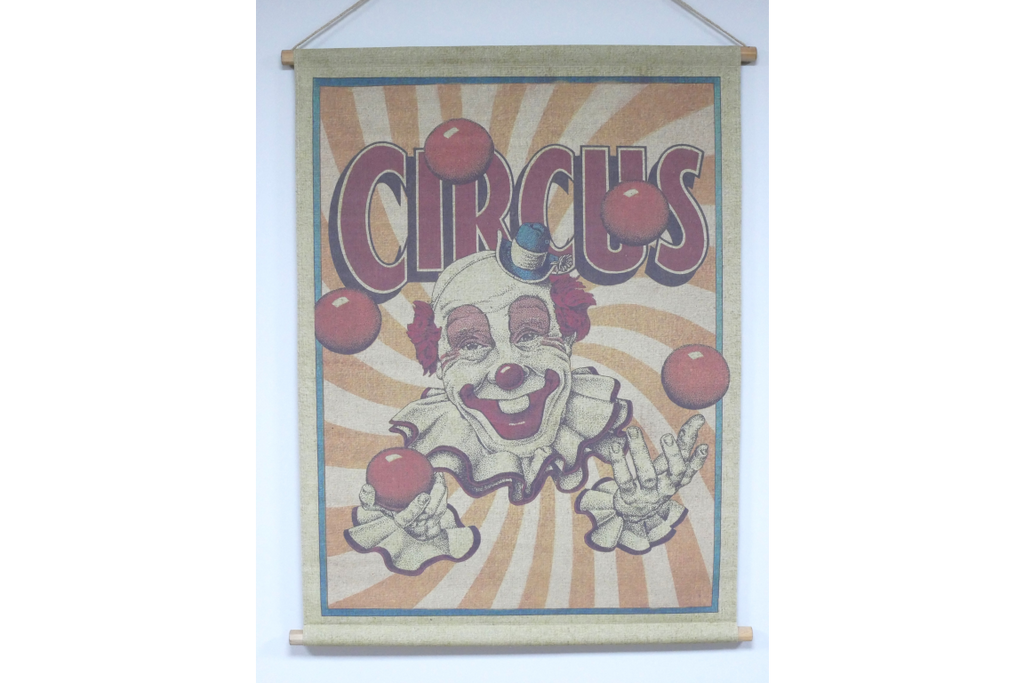 Canvas Wall Art - Juggling Clown (S)